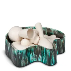 Tony Marsh, Vessel & Contents (Floating & Dreaming Series), glazed earthenware with Terra Sigillata