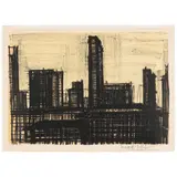 Bernard Buffet, One plate, Album New York (Sorlier 62), 1964, Lithograph in colors on Arches paper