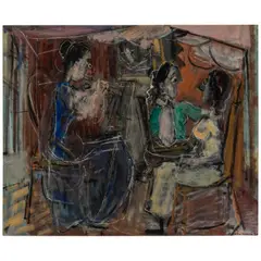 Max Weber, Recital, 1950, oil on canvas