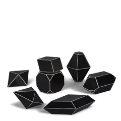 French Modern, Group of 23 Geometric Sculptures