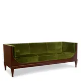 Frits Henningsen, Sofa, mahogany, velvet