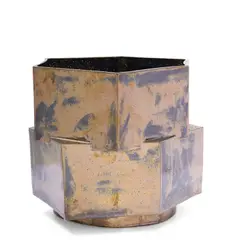 Bari Ziperstein, Hex Planter, glazed ceramic