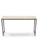 Blackman Cruz, Console With Mosaic Top, steel, antique marble mosaic