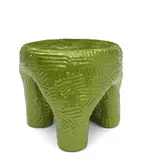 Chris Wolston, Condesa Ottoman Table, painted terracotta