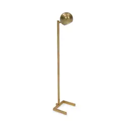 Vaughan Designs, Tall Savona Floor Lamp, brass, with firm's label on underside