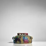 Lucien Lévy-Dhurmer, Three-Handled 'Alchemist' Vase and Cover