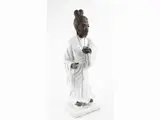 Marcello Fantoni, Chinese dignitary, 1915, glazed stoneware figure