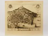Joan Blaeu, Catane ou Catania Ville de la Sicile/Catana Patria S. Agathae Virg. Et Mart., double page engraving