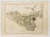 Samuel Schmettau, Carte de la Sicile et des Isles adjacentes, 1684, incision