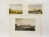 Views of the temples of Agrigento and Selinunte by Jean-Claude Richard de Saint-Non, 1727, series of thirteen engraved plates, offered Feb 2022