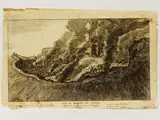 Adrian Zingg, Vue du sommet du Vesuve dessinée sur les lieux au mois de Novembre 1755