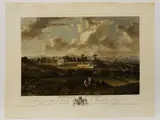 François Morel, Vue de la Villa Mattei in Rome, 1768, engraving