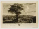 François Morel, Vue des Temples de Iunon Lucine de la Concorde d'Hercule ed de Iupiter Olimpien a Girgenti, 1768, engraving