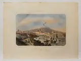 Isidore Laurent Deroy, Catane Vue prise du Port, 1797, chromolithography