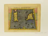 Gabriel I Bodeneher, Two Tolomeic maps: Sicily, Sardinia and Malta, Giacomo Gastaldi (c.