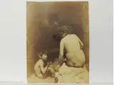 Wilhelm von Gloeden, Taormina Bimbo e nudo femminile di schiena, 1890 circa