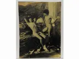 Wilhelm von Gloeden, Nudi maschili su pelle di tigre, 1920 circa