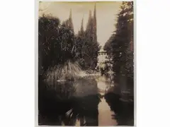 Wilhelm von Gloeden, Palermo Villa Tasca, 1910 circa, 1856, vintage albumen print