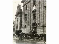 Caltagirone Carrozze, 1970 by Nicola Scafidi, 1925, vintage gelatine silver print on baryta paper, offered Feb 2022