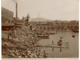 Giacomo Brogi, Catania Panorami e architettura, 1880 circa, 1822, lot of two vintage albumen print