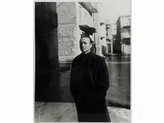 Favara ex emigrante, 1970 by Nicola Scafidi, 1925, vintage gelatine silver print on baryta paper, offered Feb 2022