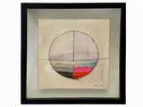 Eugenio Carmi, Composition 1987, 1920, watercolor on paper