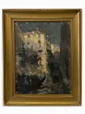 Gennaro Villani, Venetian glimpse, 1885, oil on canvas