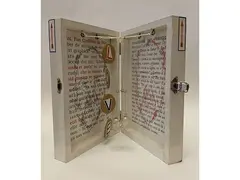 Livre boite pseudo musical 1996 by Ugo Carrega, 1935, multi-material box, offered Dec 2021