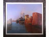 Angiolo Volpe, Livorno, ingresso al porto