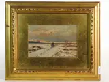Gino Romiti, Snowy landscape 1935