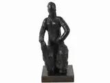 Libero Andreotti, Bozzetto della giustizia (ca. 1927-28), 1875, bronze figural group