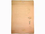 Gio Ponti, A Paola Ojetti, milanese 1920, 1891, mixed media on paper