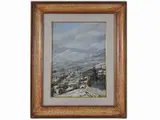 Giacomo Delcroix, Snow-covered landscape of Fiesole