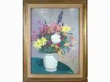 Guido Peyron, Flowers in a vase 1954