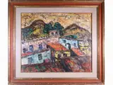 Arrigo Dreoni, Landscape 1969, 1911, oil on canvas
