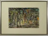 Guido Borgianni, Figures at the Cascine 1972