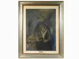 Il fiorario 1956 by Silvio Loffredo, 1920, oil on canvas, offered Dec 2021