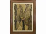 Corrado Carmassi, L'insidia 1960, 1925, mixed media on canvas