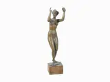 Quinto Martini, Female nude, 1908, bronze sculpture