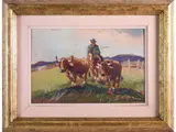 Renzo Martini, Buttero and oxen