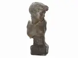 Renzo Colombo, Female bust, 1856, bronze sculpture