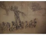 Eugenio Cecconi, Partenza per la caccia alla volpe