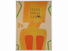 Without title by Giuliano Ghelli, 1944, mixed media on canvas, offered Dec 2021