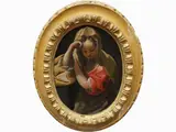 Giuseppe Moriani, Allegory of Meditation, oil on oval panel