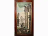 Giuseppe Zocchi, Two figures talking and ruins