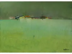 Campagna 1976 by Lido Bettarini, oil on canvas, offered Oct 2021