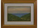 Luigi Falai, Da Rio Marina Piombino Isola d'Elba, oil on canvas board