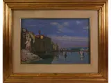 Angelo Mambriani, View of Florence 1945, 1877, oil on canvas