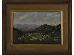Giacomo Delcroix, Tuscan Landscape, 1894, oil on canvas