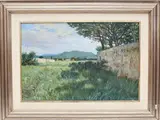Enrico Nuti, Landscape, 1902, oil on panel
